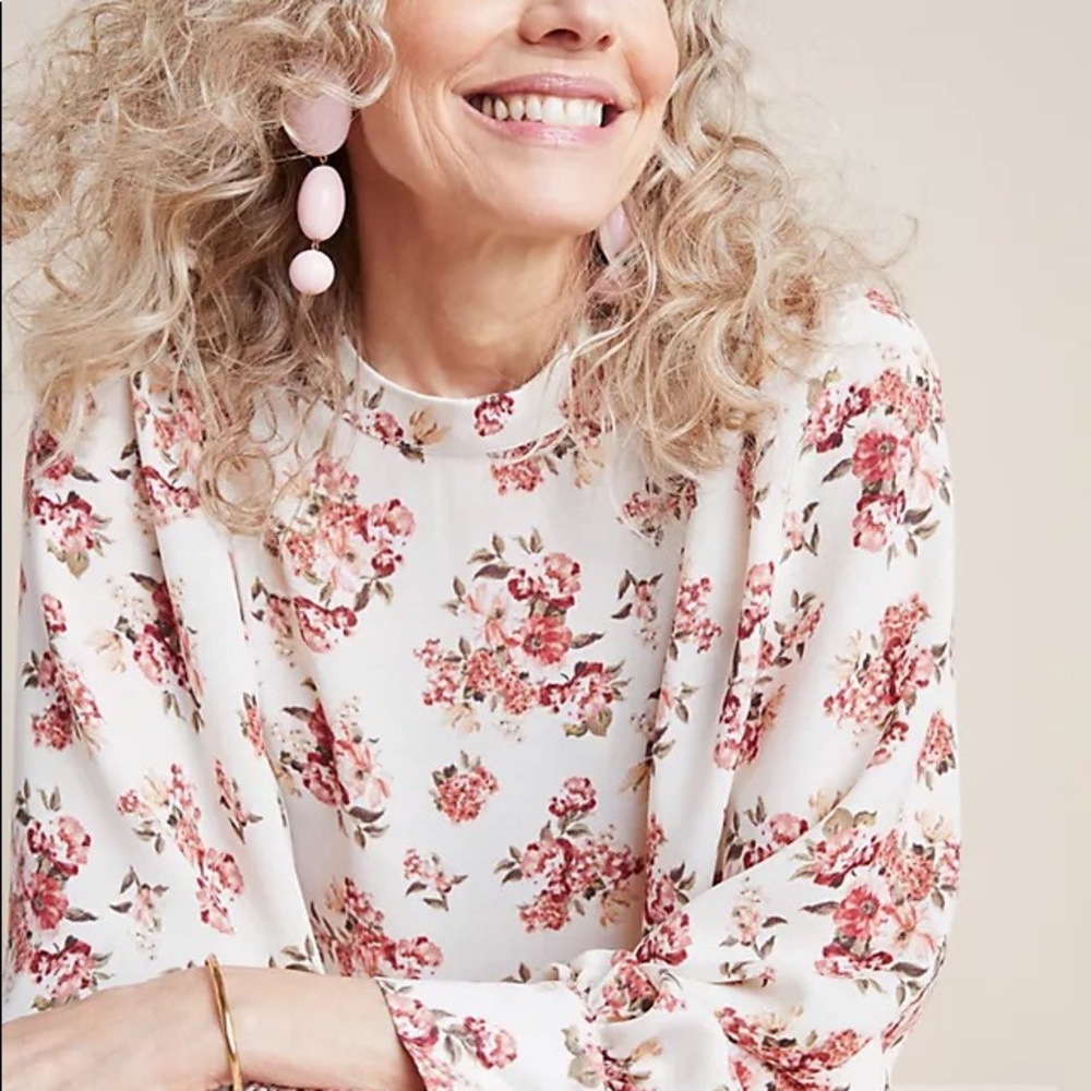 Ro & De Anthropologie Bloom Blouse - Picture 4 of 5